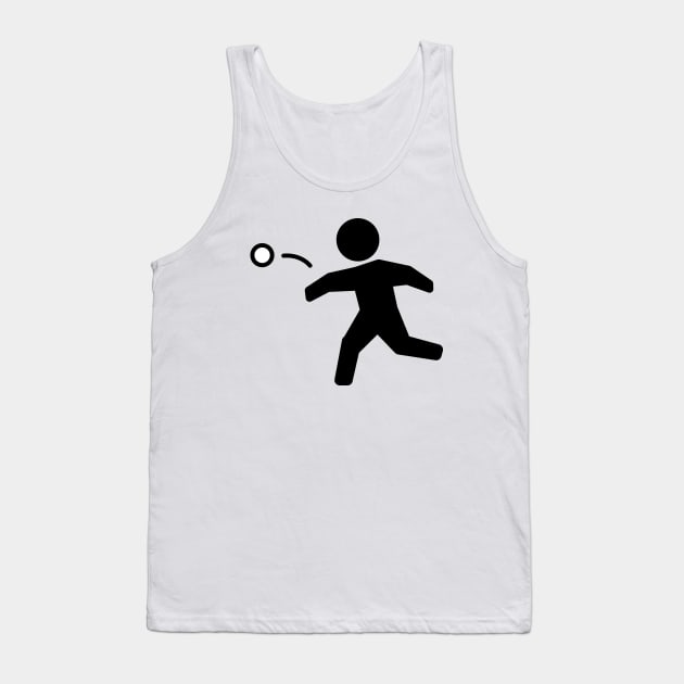 Snowball Throw Silhouette Tank Top by AustralianMate